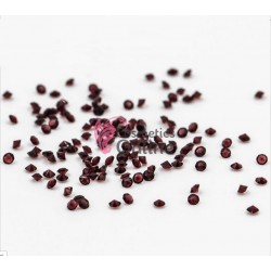 Diamante 100 buc de unghii 3D, DS042 Red Black 1,3mm 